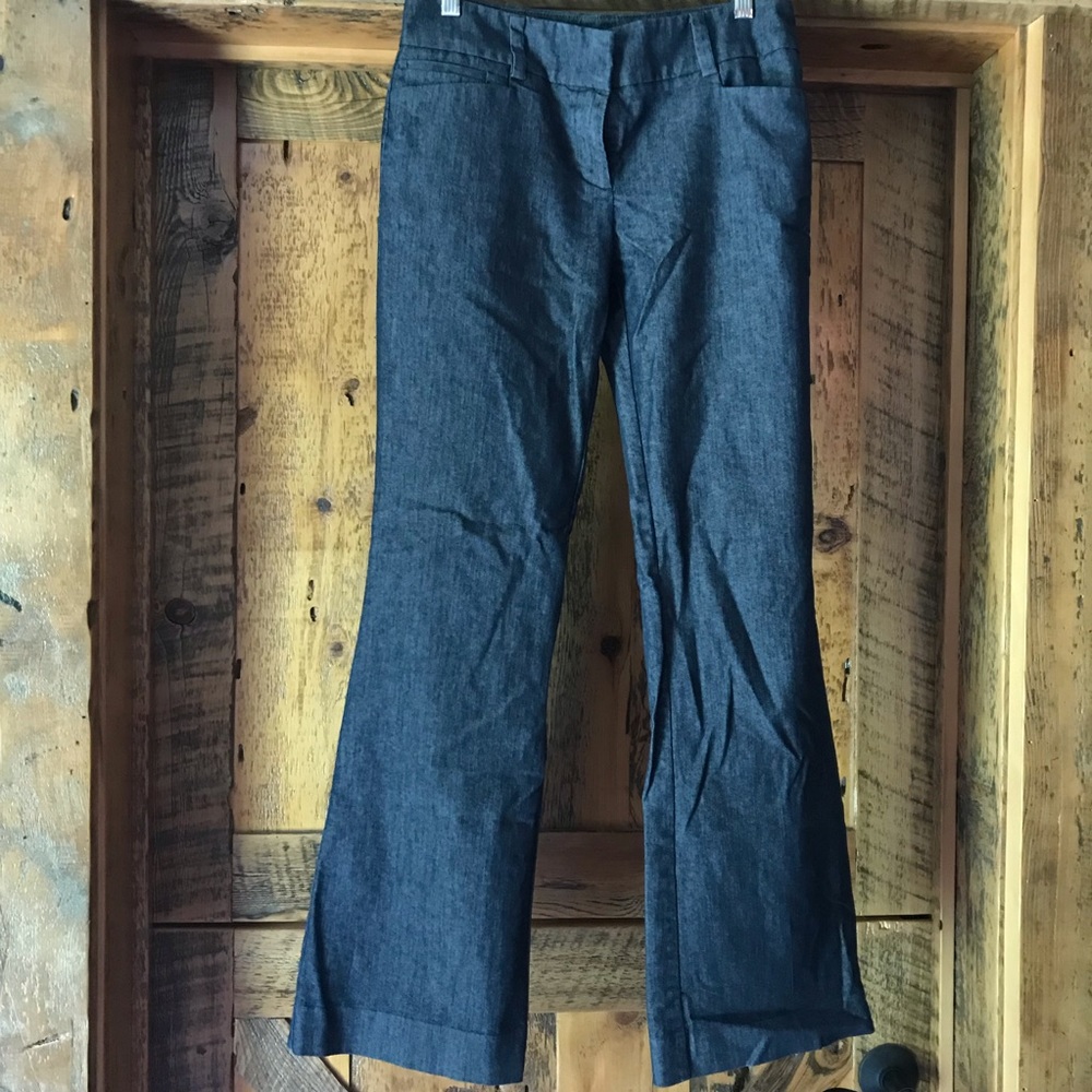 Dressy denim trousers